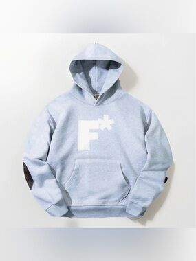 Golf Le Fleur Light Gray Hoodie with White F* Patch